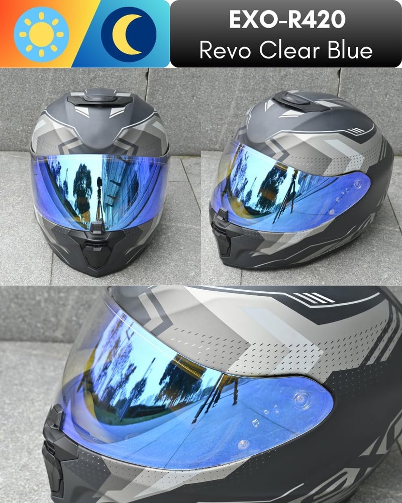 Logto Replacement Motorcycle Helmet Visor Shield for R420 Visor Wearproof Windproof Sun Protection Helmet Accessories - Image 4